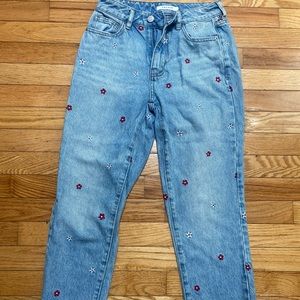 Pacsun flower jeans size 24